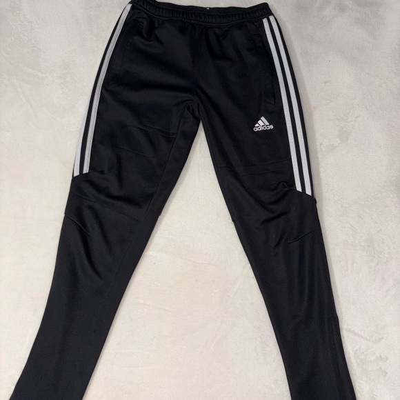 adidas Other - Adidas Kids Black Joggers with White Stripes